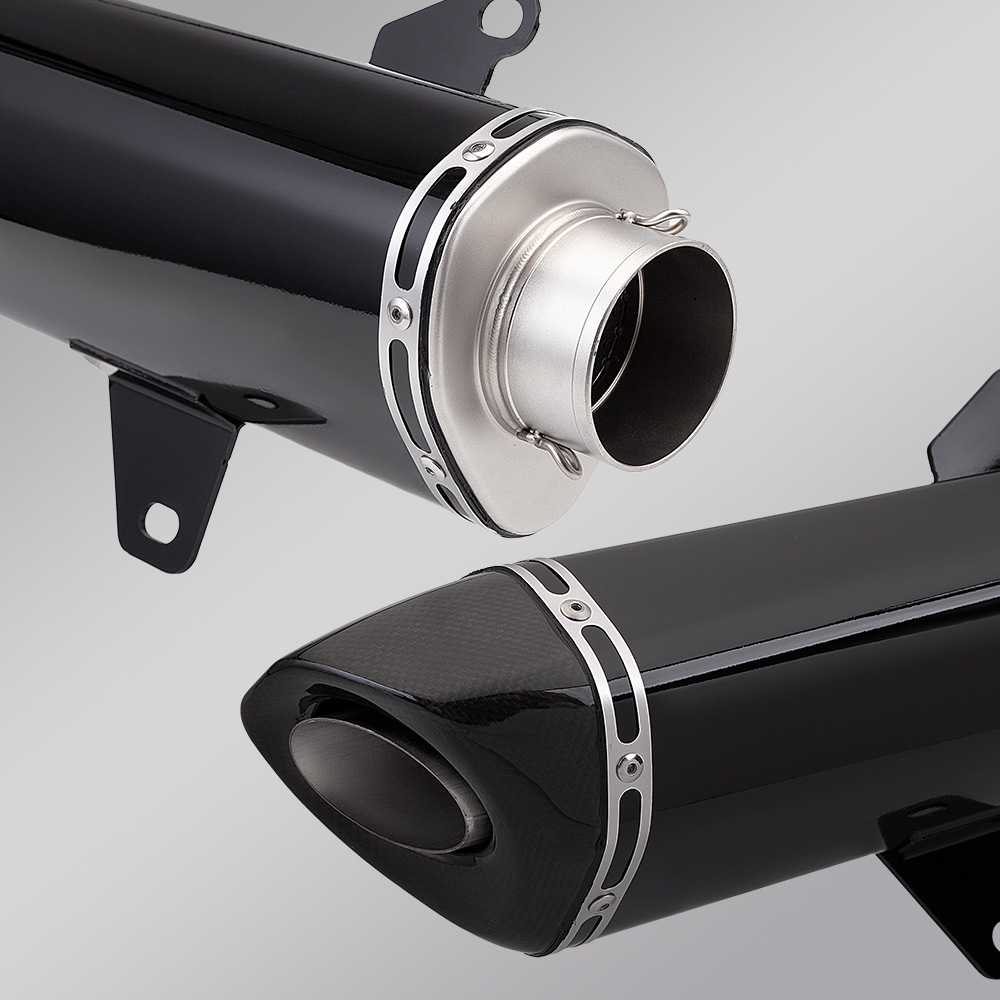 Forza350 Modified Fosha 350 Stainless Steel Front Exhaust Pipe Tail Muffler Set 2021-2024