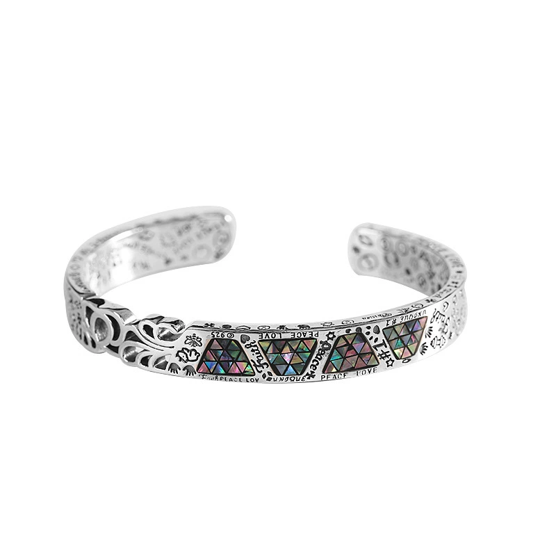 人品银品 Модные украшения, трендBracelet, набор, образец серебра 925