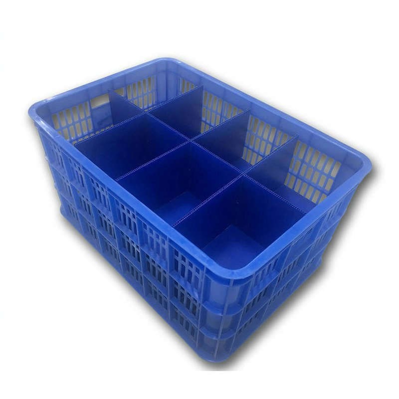 塑料中空板刀卡 PP中空板平卡 塑胶周转箱隔板 电子零配件垫板