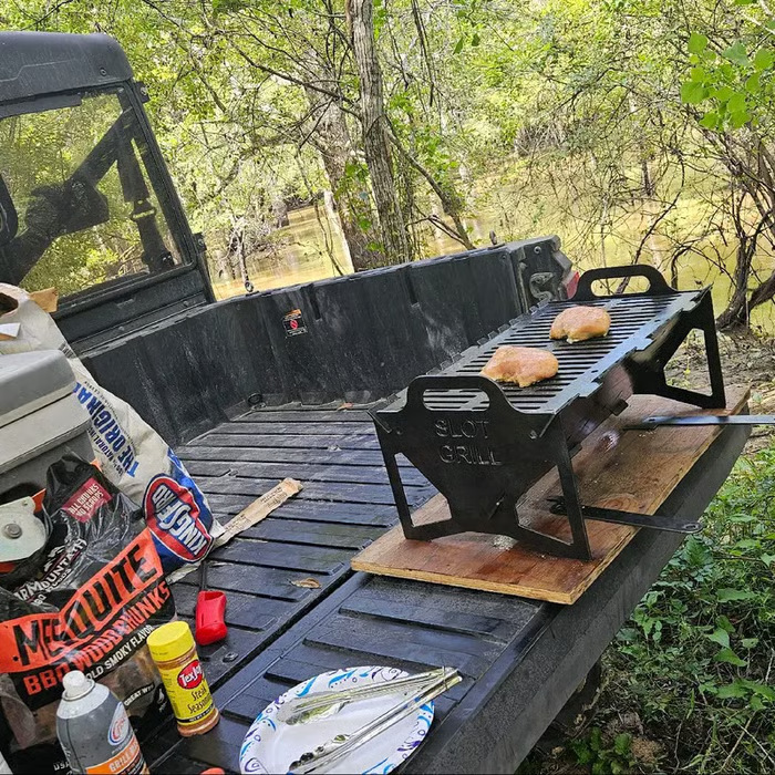 Collapsible BBQ Grill for Easy Storage Steel 可折叠烧烤架|undefined