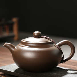 宜兴紫砂茶壶大容量单壶大号泡茶壶球孔功夫茶具套装家用西施壶