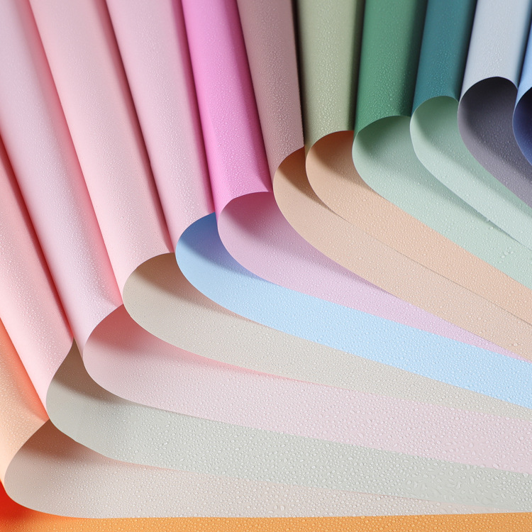 双色欧雅纸鲜花包装纸花艺手工diy材料礼品包花纸花束包装纸批发