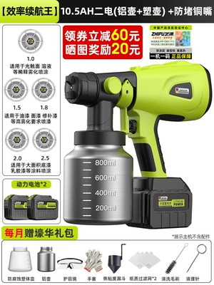 Gun Paint Spray Gun Latex Paint — Sheet Metal Spray Repair - efficiency-and-battery-life-king-105ah-secondary-battery-aluminum-pot-plastic-pot-5-anti-blocking-copper-spouts-monthly-haohua-gift-pack