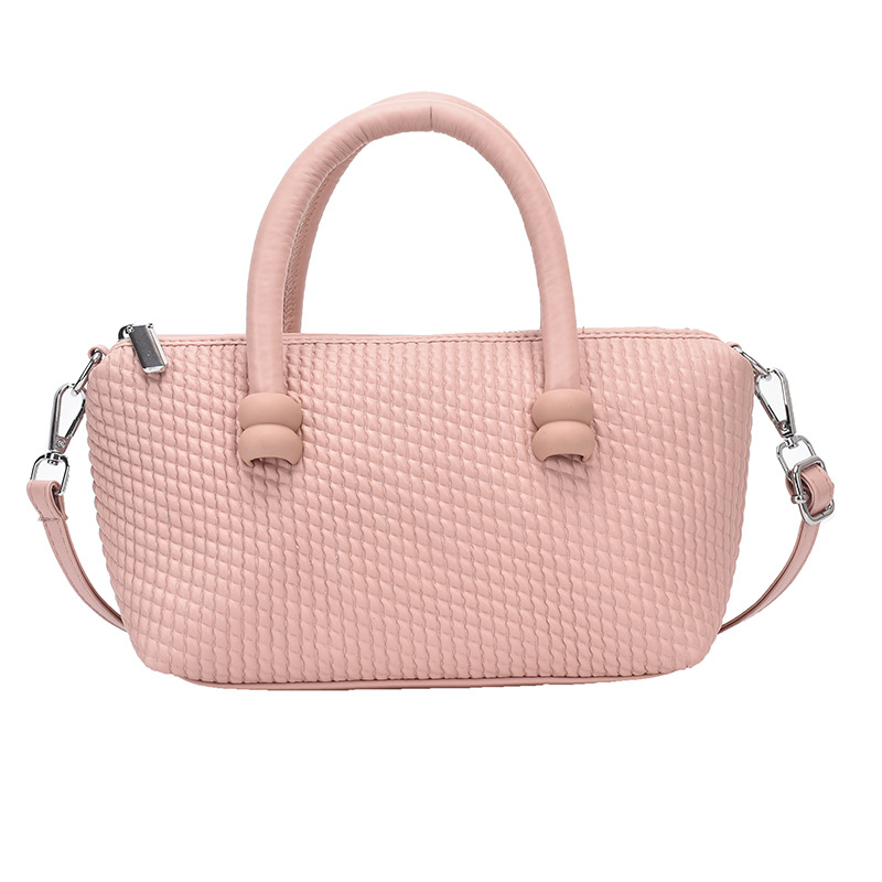 Bolso de moda coreana 2025 verano nuevo estilo bolso de hombro tejido bolso de mensajero retro casual mujer