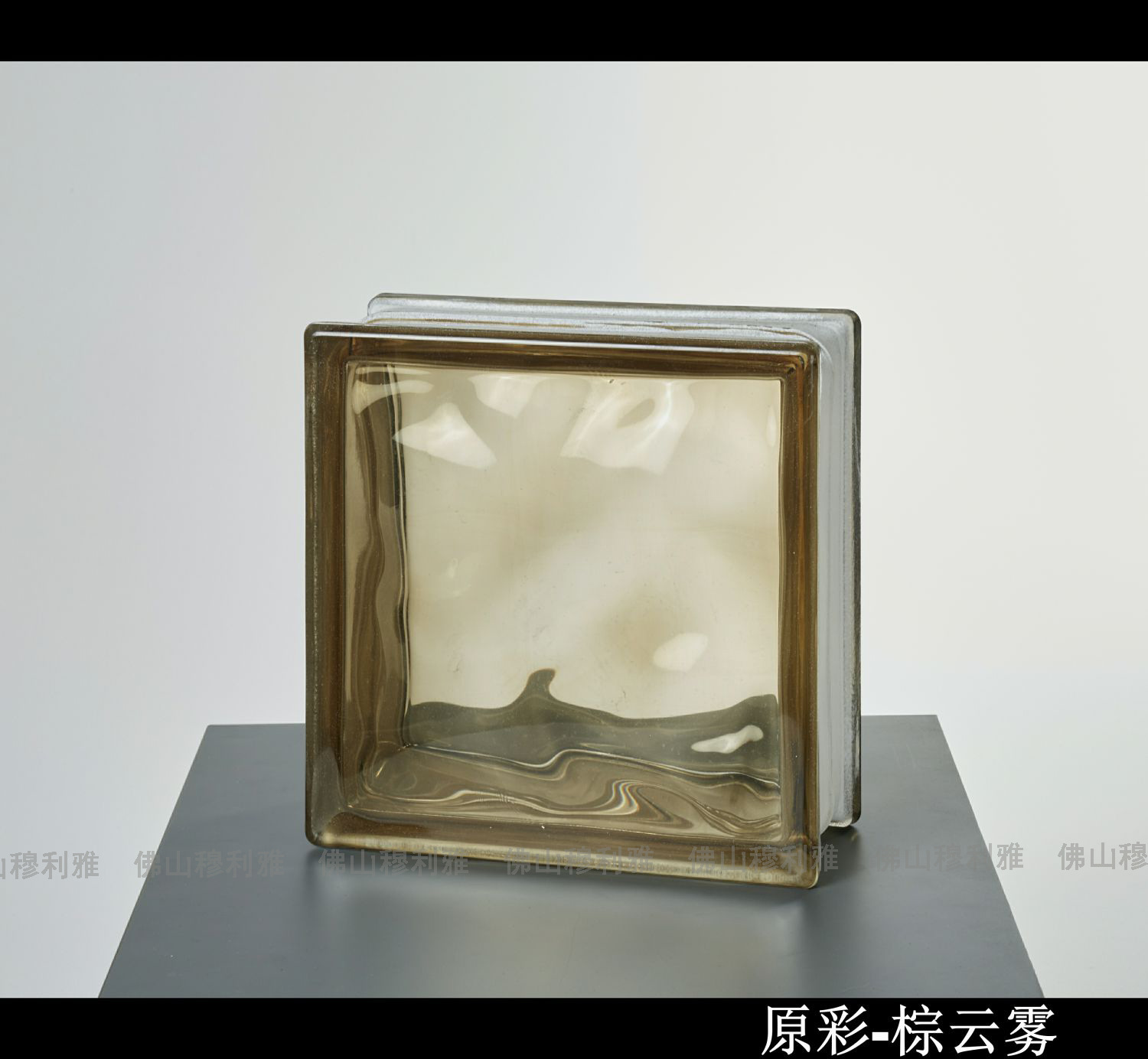 Lihai Hielo ladrillo de vidrio decoración red roja ladrillo cuadrado pared de partición de baño pared de fondo fabricante de ladrillo de vidrio hueco