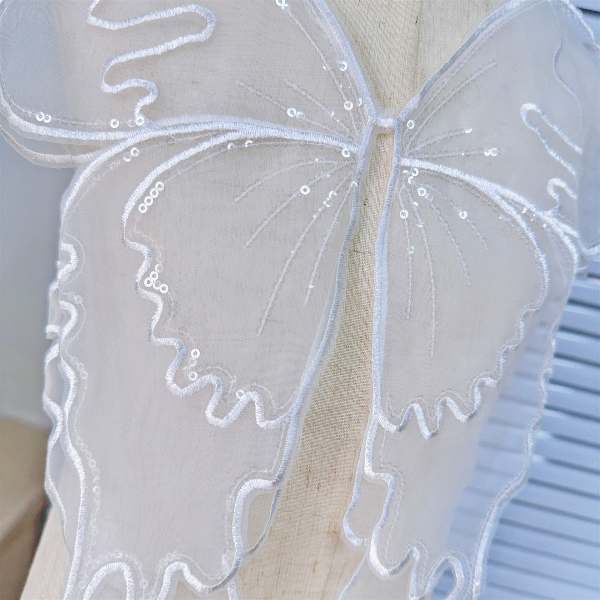 7g Weight Clothing Sticker Patches Classification 1 Piece Quantity Polyester Material Butterfly Pattern Elegant Style 1 Piece Elegant Butterfly Polyester Clothing Sticker Patches 13