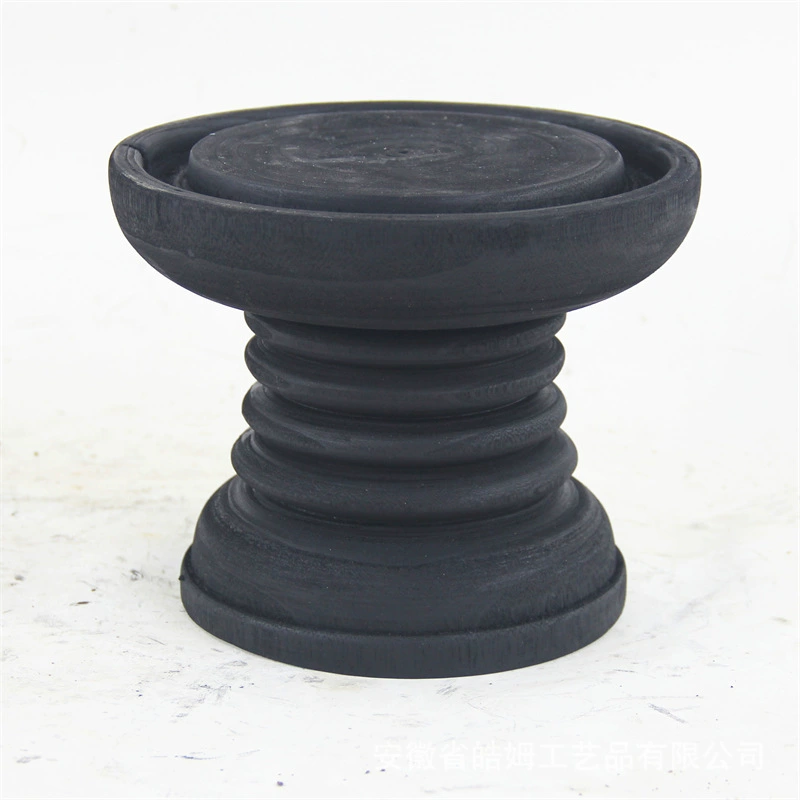 Wooden black red (black) tea, table villa, decorations, handmade