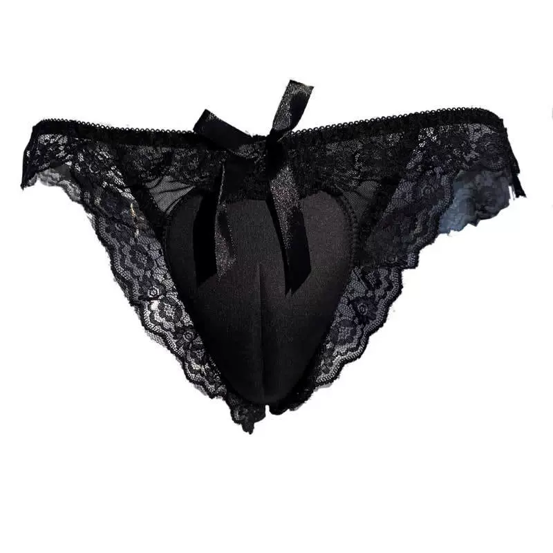 Sexy pants with bow, fishing line, trousers