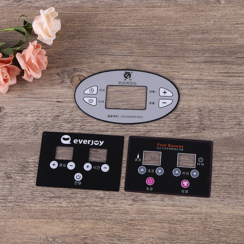 批发PVC面板贴 PP控制面板 薄膜面板 鼓包按键 电器标牌