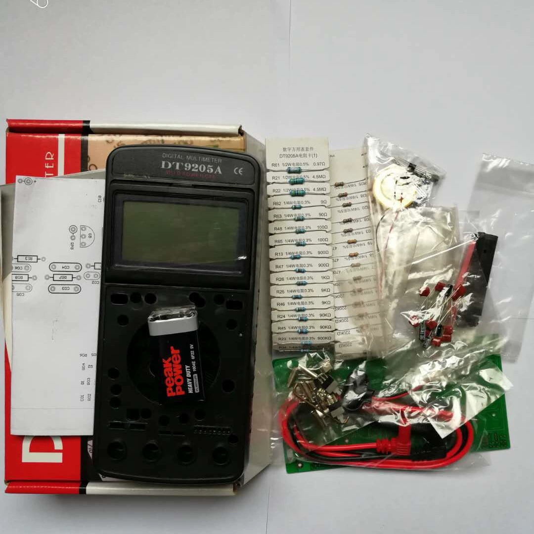 Цифровой мультиметр Учебный комплект DT9205A Goldman Sachs Электроника