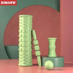 欣吉富泡軸フィットネスやせ脚リラックス器脚部筋肉狼牙棒ヨガ柱マッサージ器ローラー男女