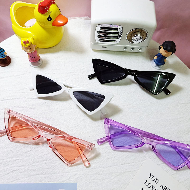 Triangle Children's Retro Sunglasses display picture 1