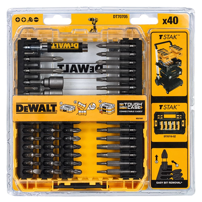 Dewei accesorios eléctricos destornillador cabeza de lote conjunto de broca de lote eléctrica cruz doble rod cabeza de lote de corte de la bobina magnética fuerte