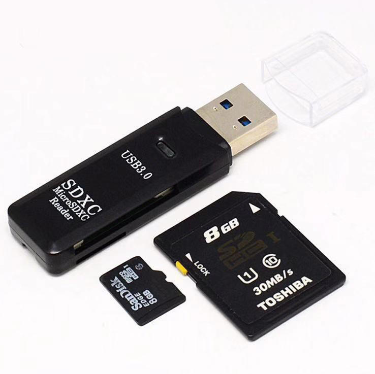 高速USB3.0读卡器SD卡手机电脑相机车载TF卡安卓多功能OTG转接器