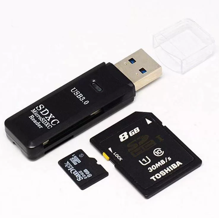 Высокоскоростной USB 3.0 картридер для SD карты, мобильного телефона, компьютера, камеры, автомобиля, TF карты, Android, многофункциональный OTG-адаптер
