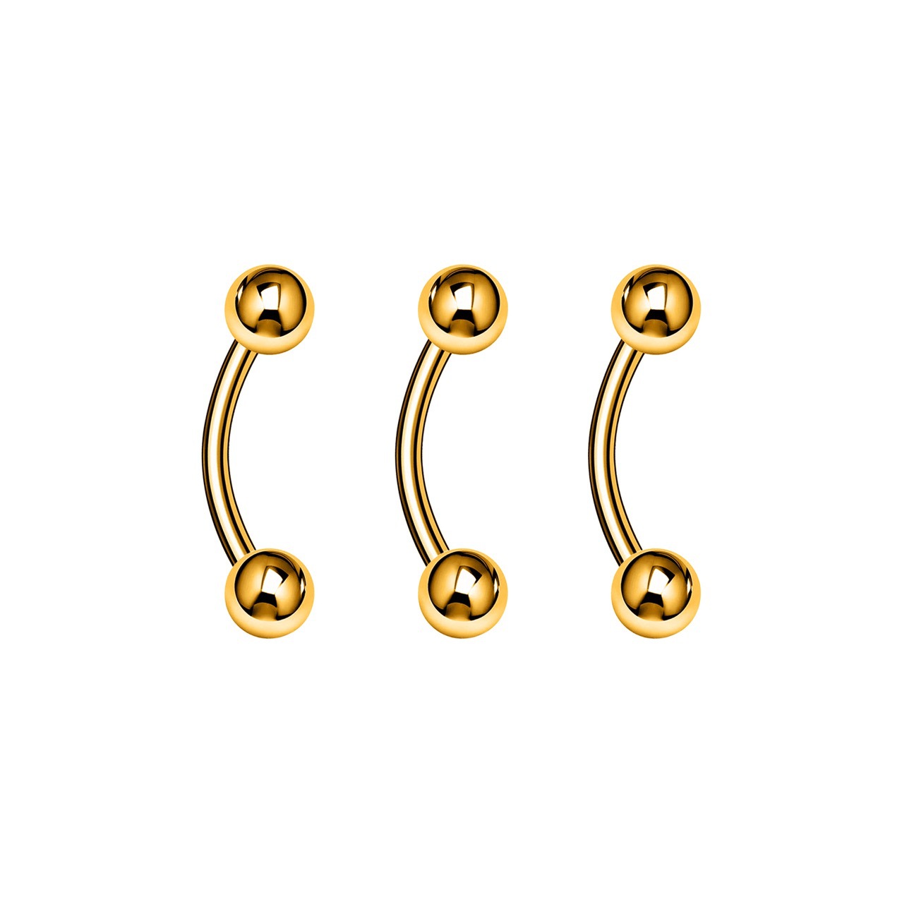 国境を越えたソース欧米のファッション穿刺ステンレスアクセサリー多色多サイズ曲げ棒眉釘ピアス多機能