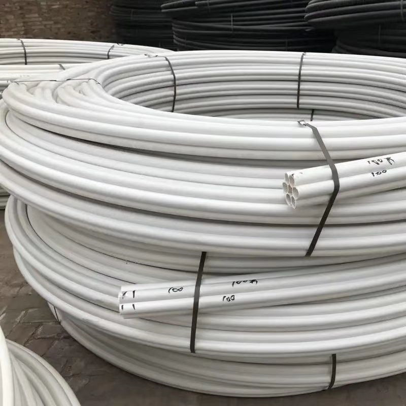 聚乙烯七孔梅花盘管 塑料穿线管 32*7PE梅花管 格栅管盘管 多孔管