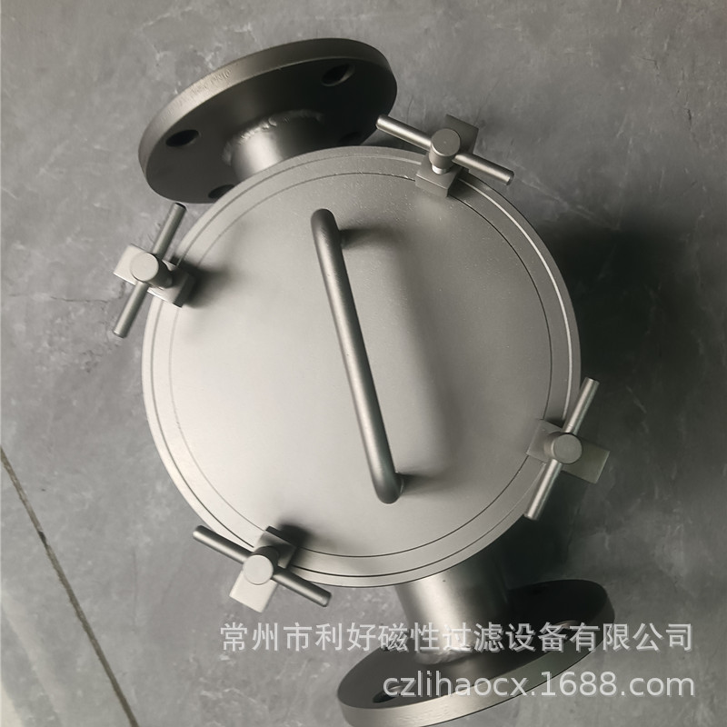 不锈钢管道式除铁器 强磁棒吸附油除杂质 食品化工医药液体过滤机