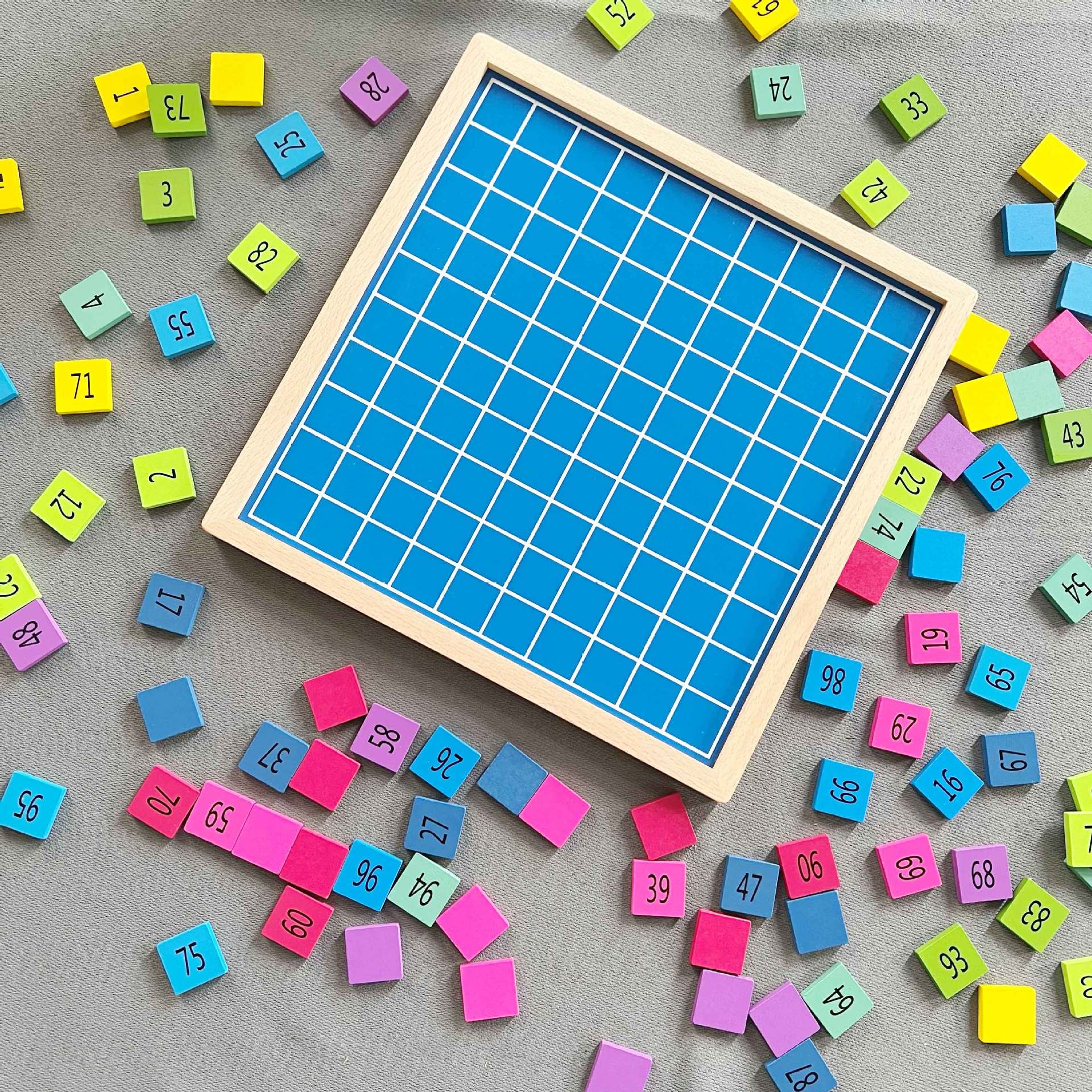 Selección estricta educación temprana cientos tablero 1-100 Tablero continuo digital Primer Grado de los niños pensamiento matemático entrenamiento iluminación Juguetes