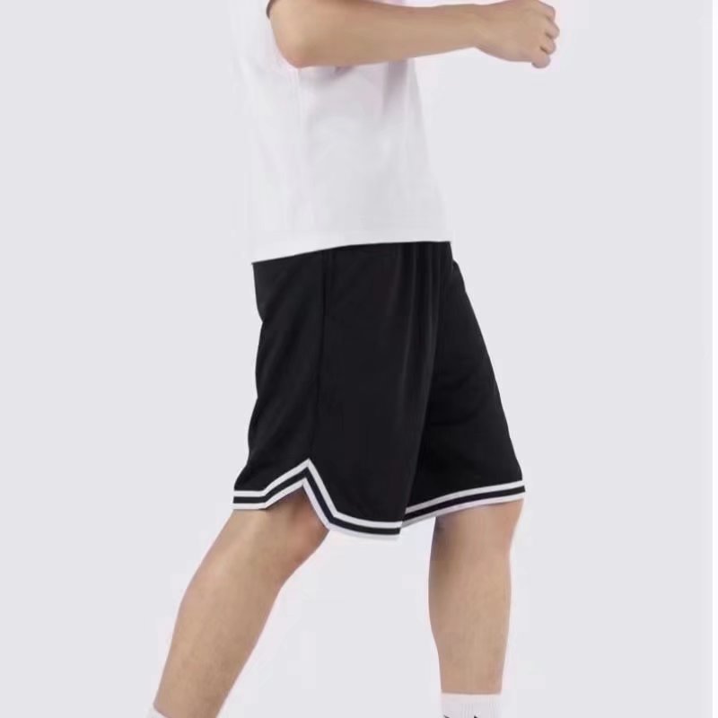 Verano 2022 pantalones cortos de seda de hielo sueltos delgados pantalones cortos de baloncesto para hombres TikTok estudiante pantalones casuales de moda