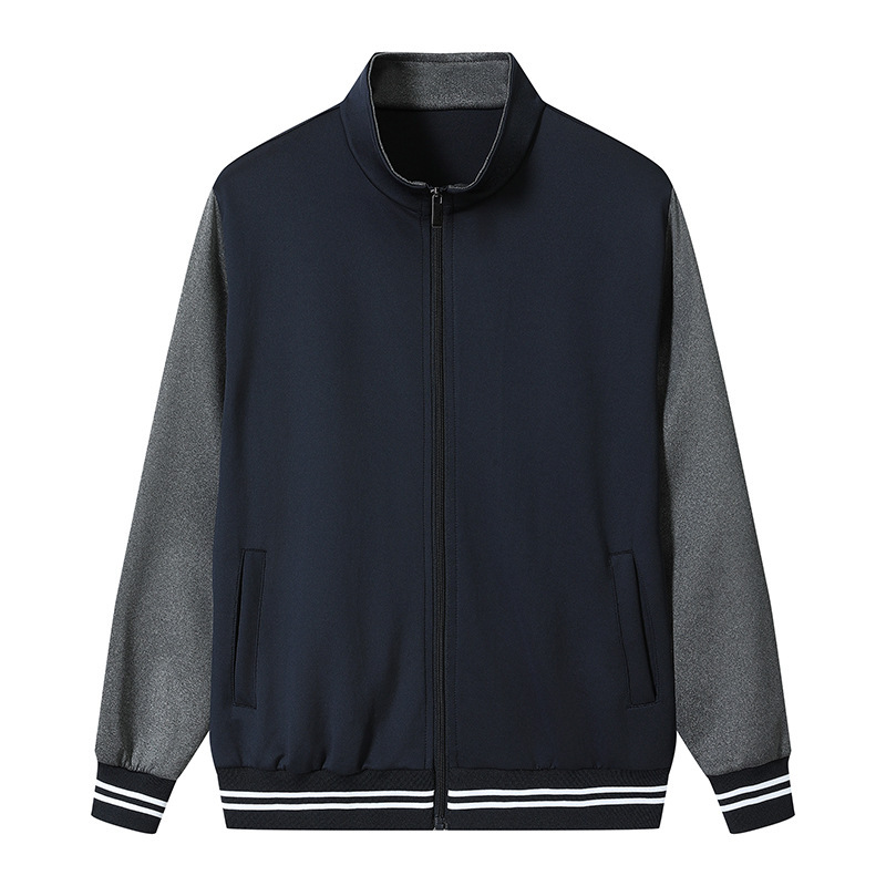 春秋季中小学生校服套装三件套初中生高中蓝白运动服酒红外套上衣|undefined