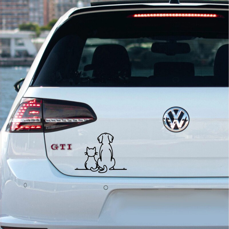 Puppy Kitten Animal Decal Vinyl Carved Glossy Car Sticker Car Decoration Pet Sticker Sv606 Puppy Kitten Animal Decal Vinyl Carved Glossy Car Sticker Car Decoration Pet Sticker Sv606