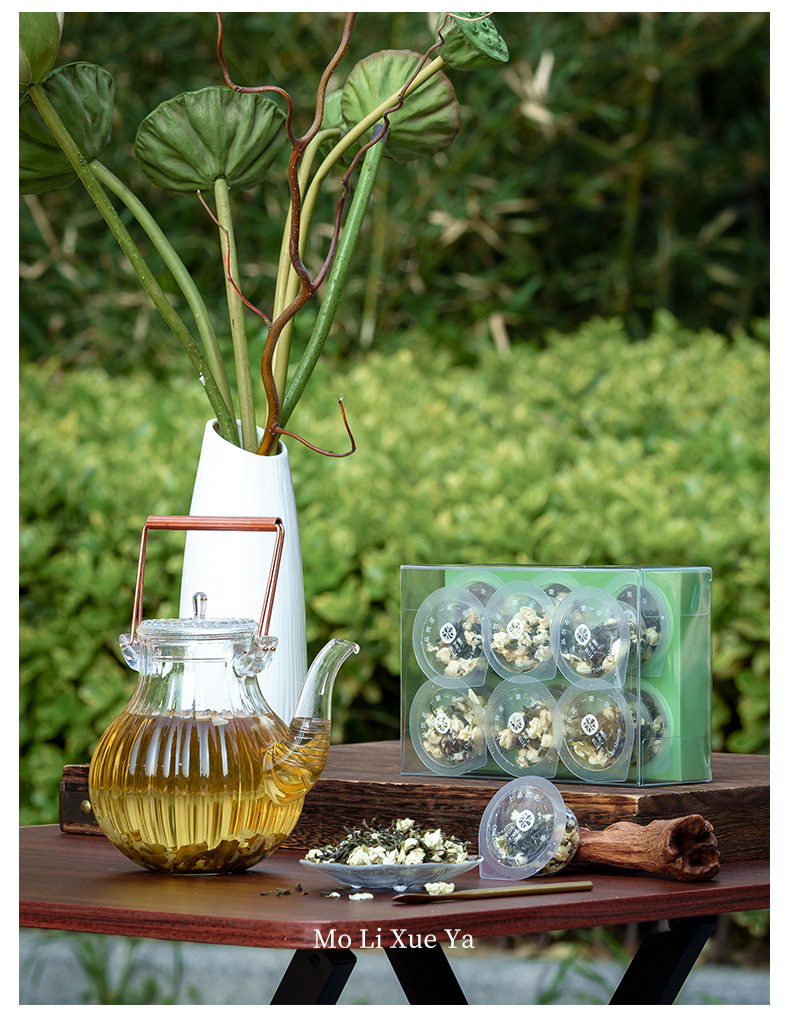 Jasmine Snow Bud Green Tea Mo Li Xue Ya Fragrant Loose Leaf Scented Tea 42g specifications