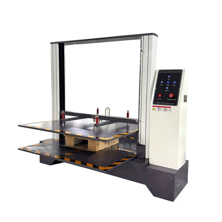 Тестер прочности на сжатие картонных коробок Тестер прочности на сжатие бумажных трубок Тестер давления на упаковочные коробки, картонные корзины и пластиковые корзины