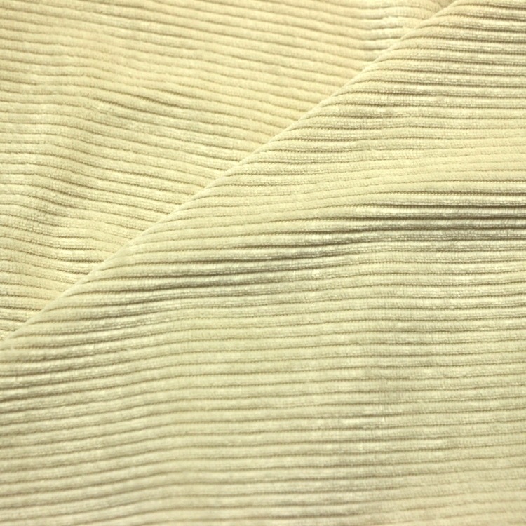 涤氨纶4x2抽条天鹅绒弹力坑条灯芯绒布横抽条仿棉绒天鹅绒布面料