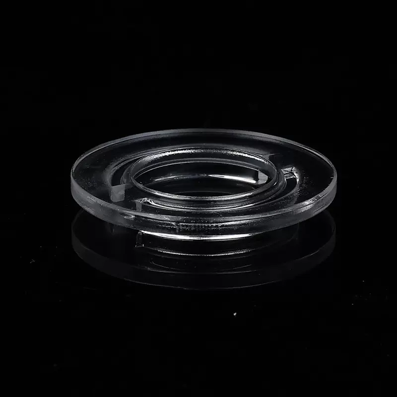 透明石英仪器定制开槽石英异形件隔热开槽石英制品石英异形件