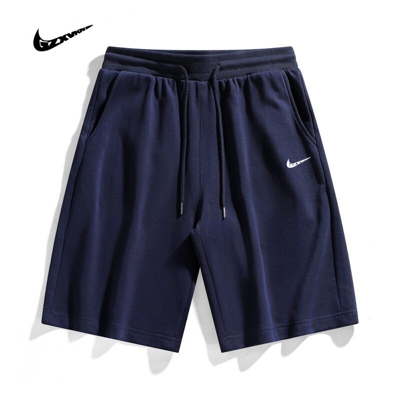 Pure cotton sports shorts, unisex, loose casual pants, standard design, solid color, versatile five-point shorts Pure cotton sports shorts, unisex, loose casual pants, standard design, solid color, versatile five-point shorts