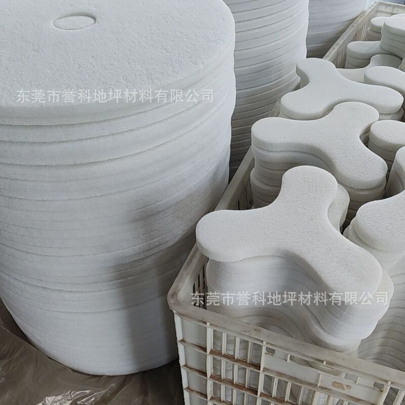 Triangular Pad Lint-Free Polyester Industrial Floor Tile Cleaning and Polishing Special-Shaped Red and White Pad Floor Scrubber Scouring Pad