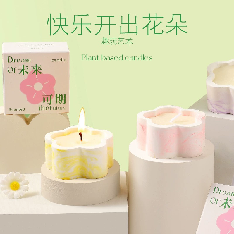 Ароматическая свеча для автомобиля Zhongheng: милый, креативный подарок на день рождения, бездымная, в форме эфирного масла, оптом