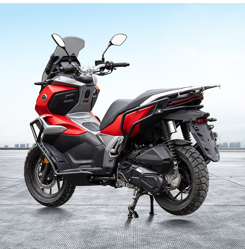 Suitable for Wuji Sr150S Front and Rear Bumpers, Fully Surrounded Bumpers, Anti-Fall and Anti-Collision Scooter Protective Frame Modification Parts