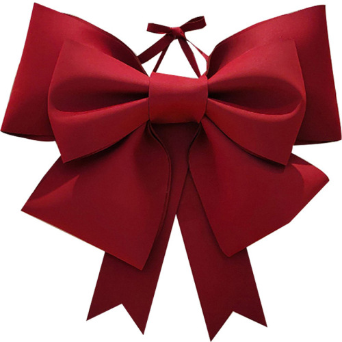 Wedding ins Internet celebrity big bow Xiaohongshu non-woven bow material package wedding room decoration and layout supplies