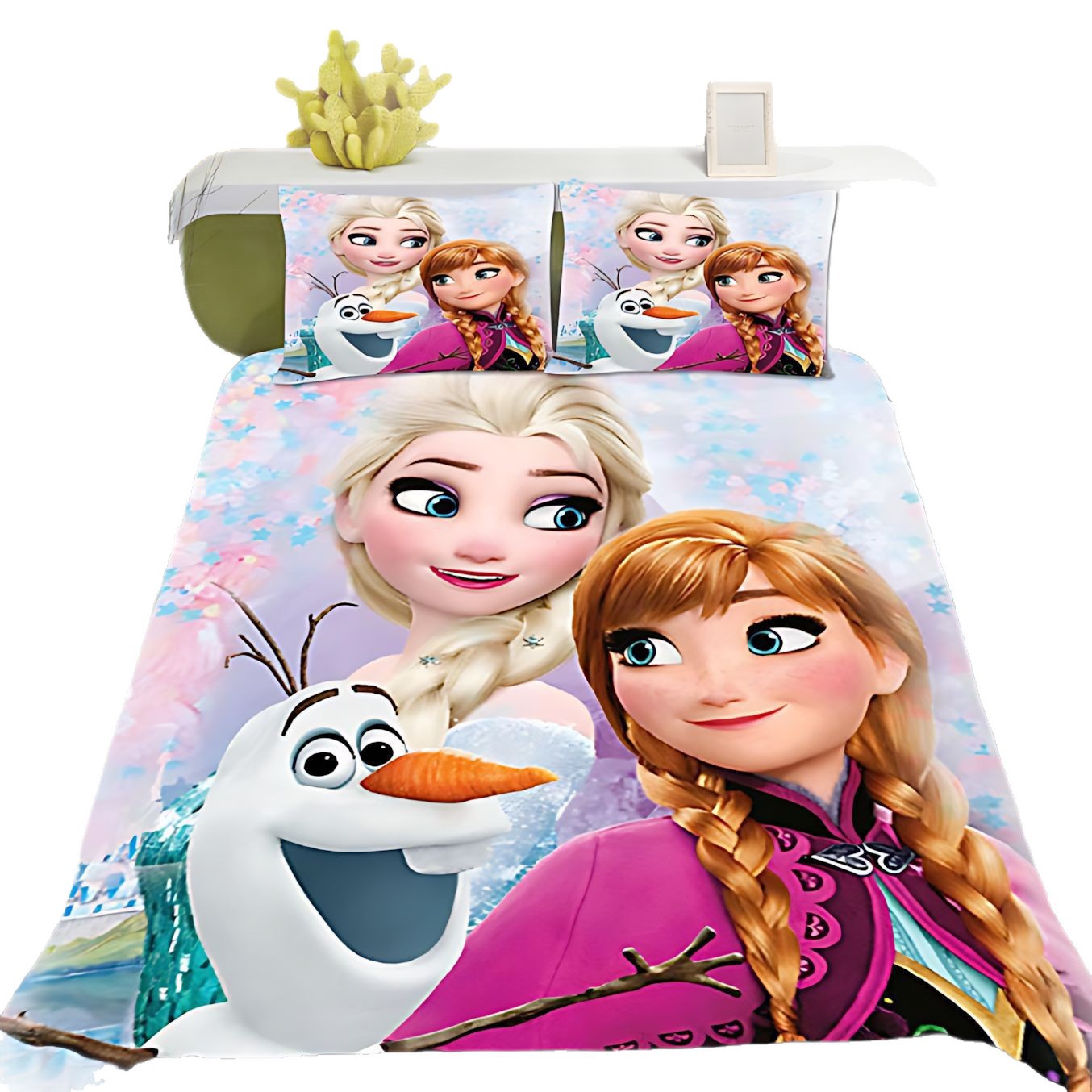 TEMU / JIT comercio exterior transfronterizo adorable patrón AISA impresión digital de alta definición kit de colcha para dibujar