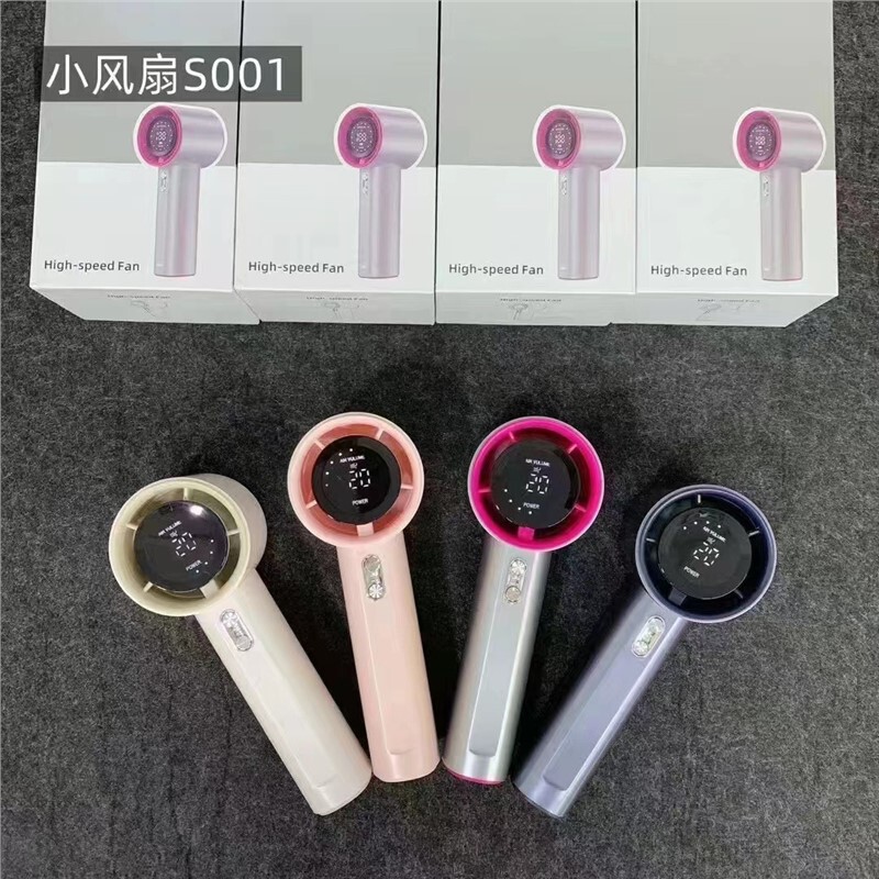 新しい s001 高速ハンドヘルドファン usb ミニポータブル充電タービン小型デスクトップ空調扇風機|undefined