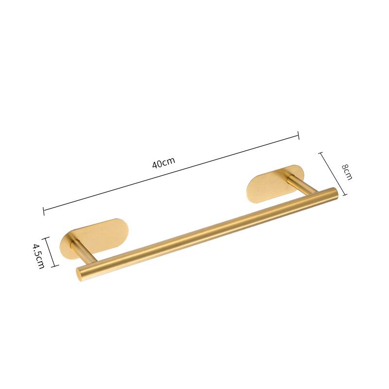 Anillo de toalla de acero inoxidable transfronterizo toalla de baño barra de toalla de baño colgante conjunto de toalla de baño combinación de toalla de papel