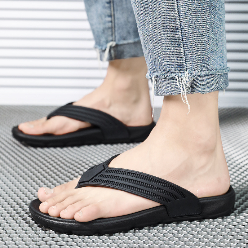 New summer slippers men's flip flops men...