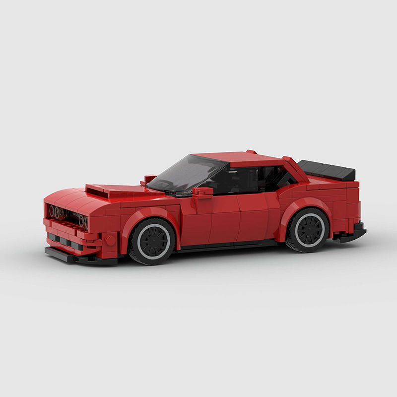 Hot Selling Racing Sports Car Moc Compatible with Lego Small Particle Puzzle Assembly DIY Kidsren's Building Block Toys Cross-Border Wholesale
