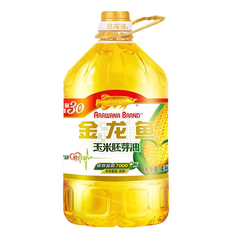 Arowana soybean oil 4L blended oil corn rapeseed oil salad oil cooking household large barrel