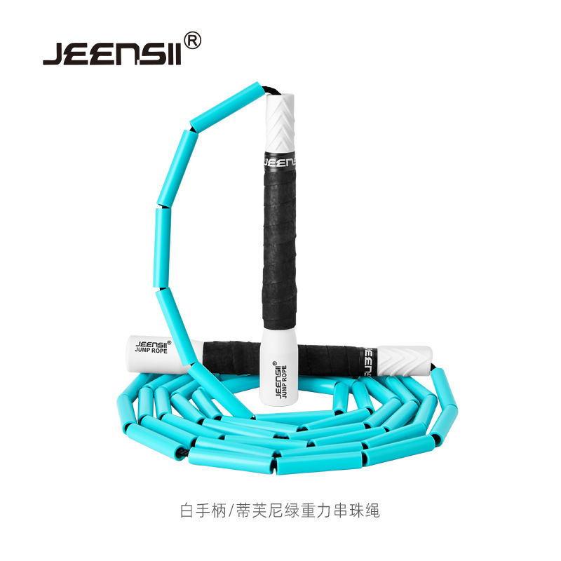 흰색 손잡이/티파니 녹색 중력 구슬 로프
