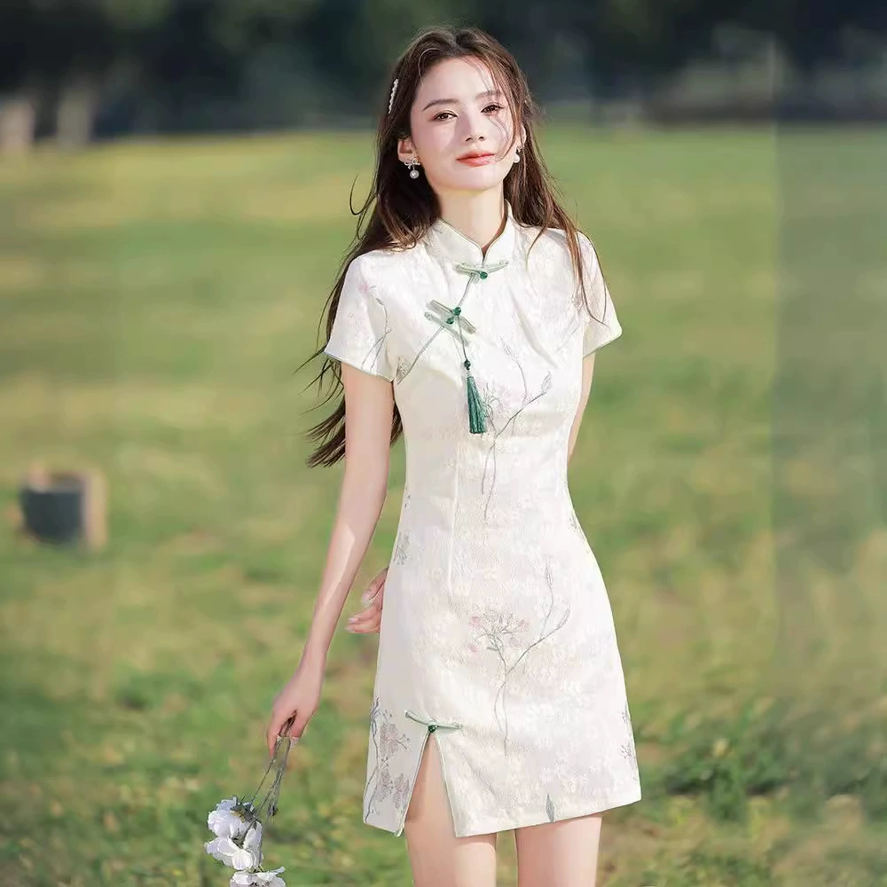 Новый китайский стиль национальный стиль cheongsam платье для ванн для ног спа-техник рабочая одежда оздоровний зал 2024 новая педикюр