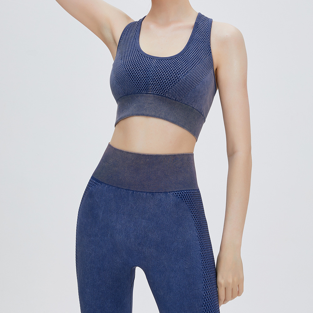 Verano nuevo europeo y americano absorción de choque push up yoga ropa deportiva chaleco fitness ropa interior chaleco deportivo sujetador para las mujeres