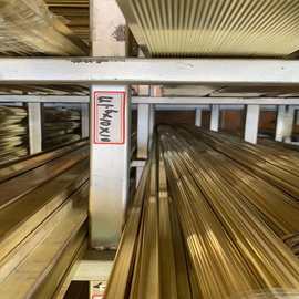 铜棒厂家 黄铜棒h62 黄铜排 四方铜棒10*10mm 异形铜棒拉花铜棒