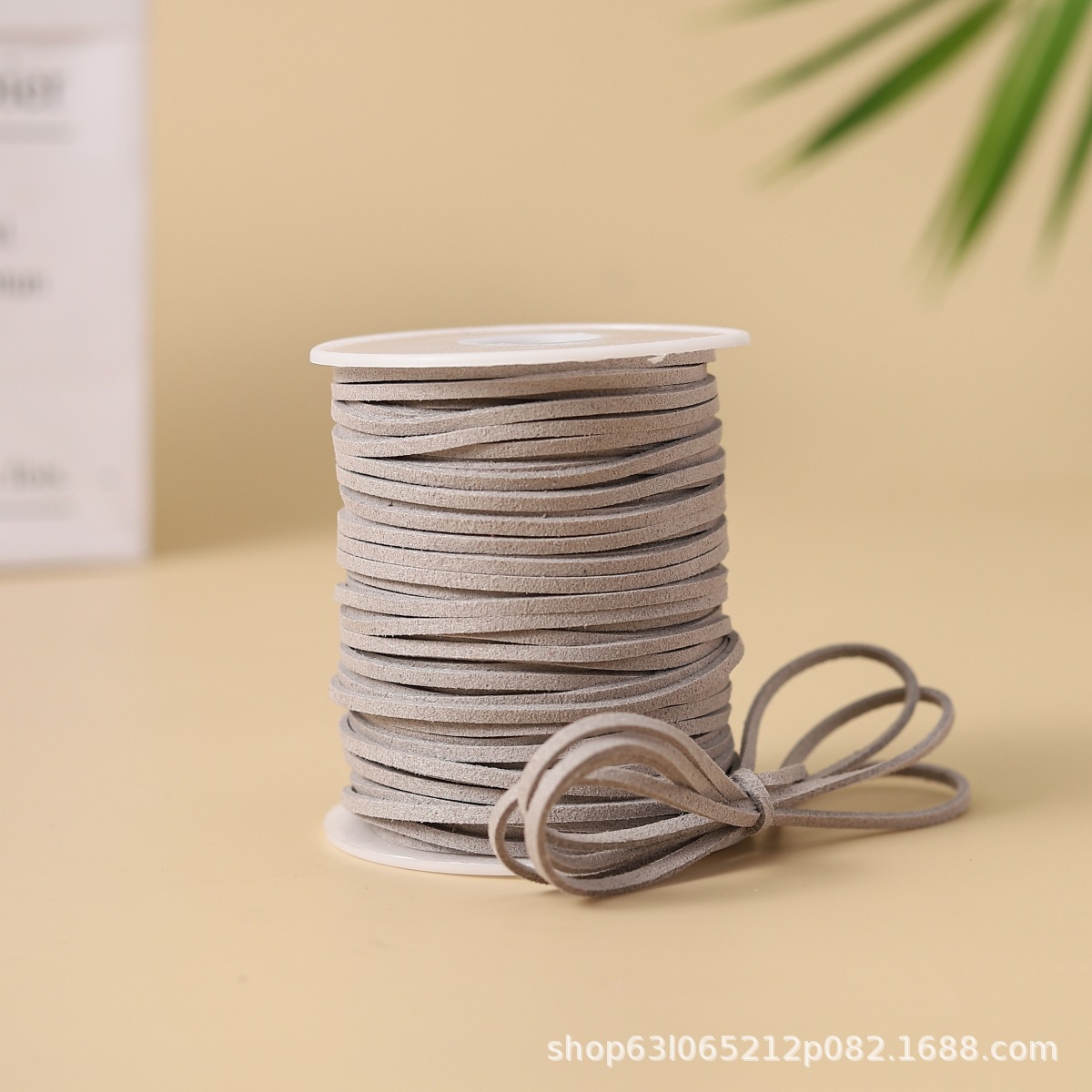 Cuerdas de piel de ciervo 50 yardas cuerdas de trenzado cuerdas de tracción cuerdas de lana cuerdas de vaca decoración hechas a mano DIY cuerdas de trenzado caja de regalo cinta de embalaje