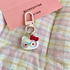 Hello kitty, keychain with bow