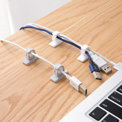 Hookless Strong Adhesive Hook, No-Hole Strong Data Cable Organizer, Socket Fixer, Earphone Storage Organizer
