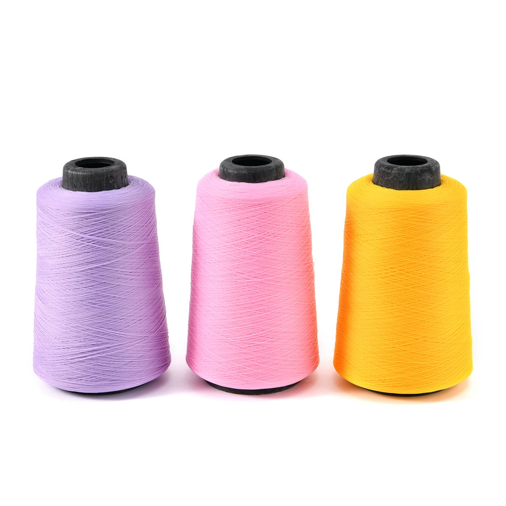 Производитель поставляет низкоэластичную полиэстеровую краевую обвязочную нить 150D/36f, цветную полиэстеровую пряжу для краевого плетения и тесьмы.