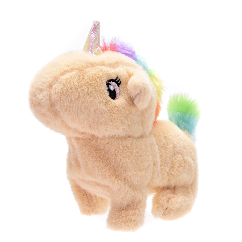 Unicornio Electrónico de Peluche de Vellón Coral, Interactivo, para Niños image 11